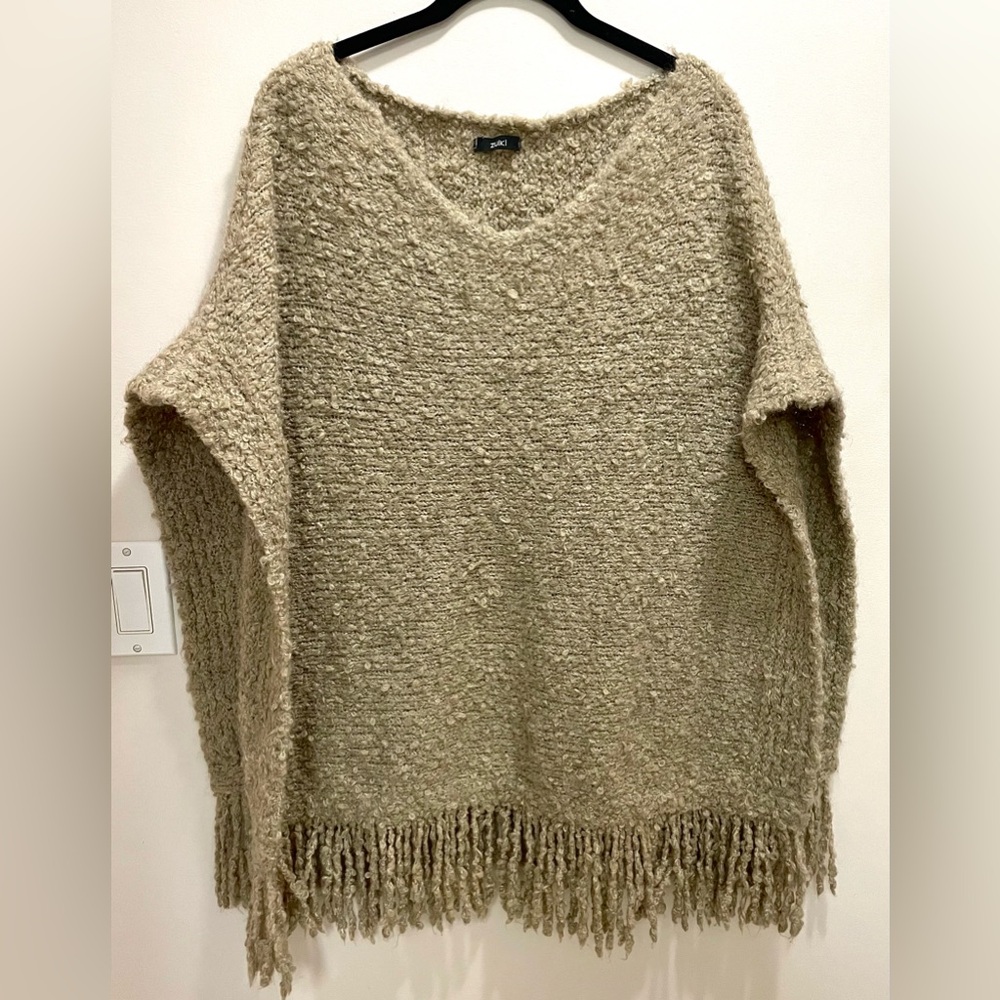 Italian Wool Poncho